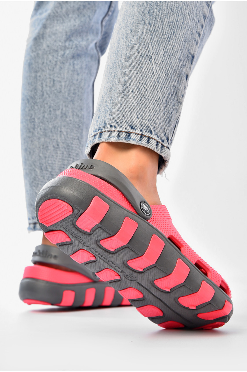 Крокси жіночі коралового кольору 3021-371 203780