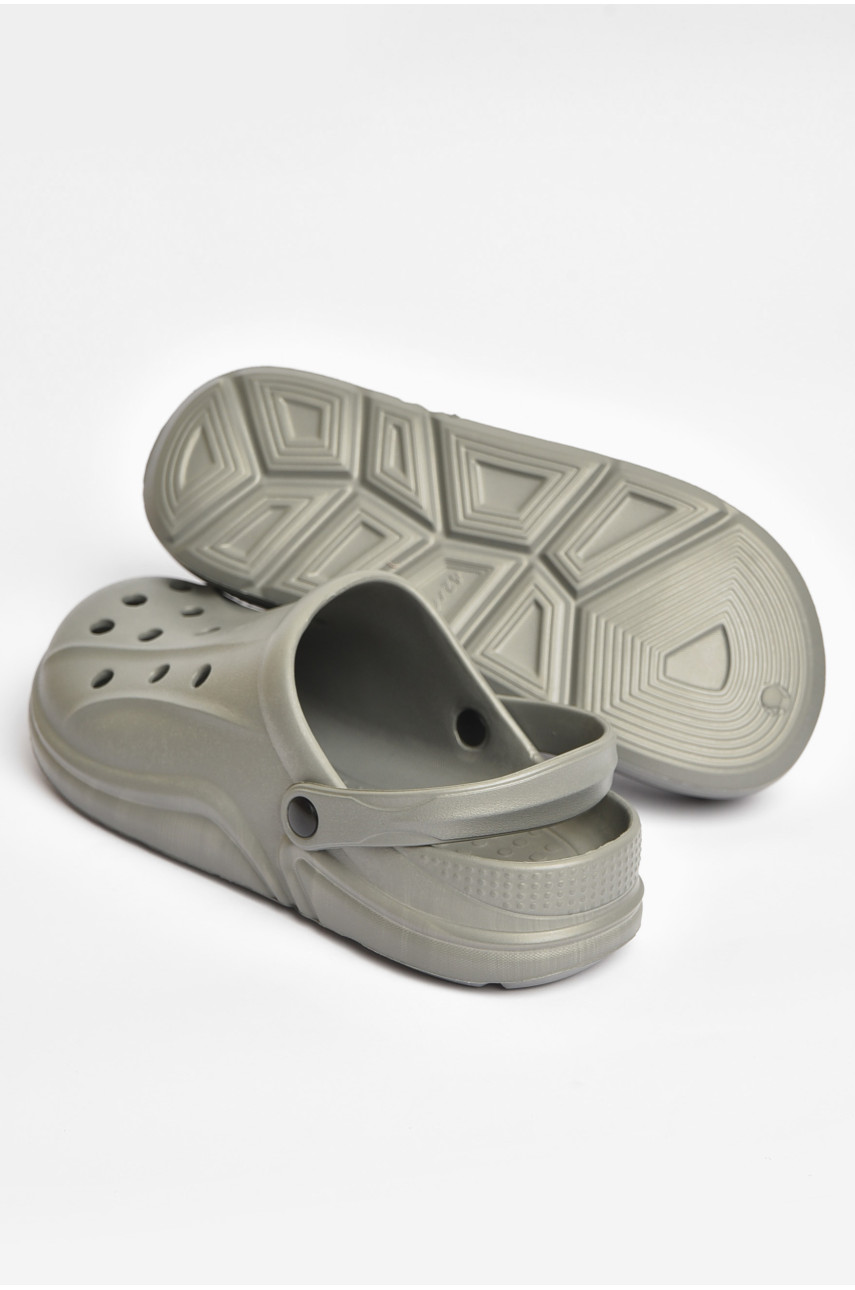 Крокси чоловічі сірого кольору 5068-1 203783