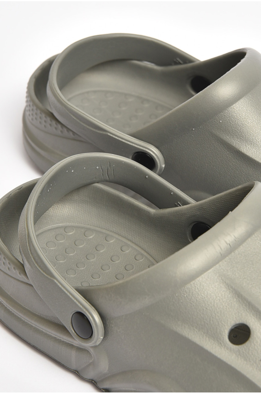 Крокси чоловічі сірого кольору 5068-1 203783