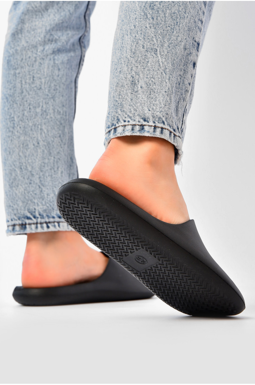 Шлепанцы пена женские черного цвета 5062-2 203792 Шлепанцы пена женские черного цвета 5062-2 203792