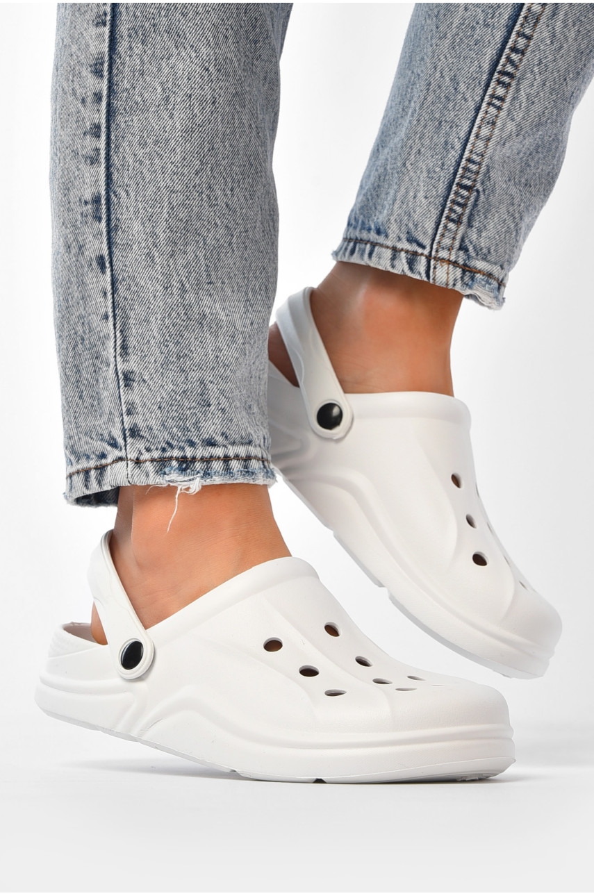 Сабо женские белого цвета 5068-2 203794