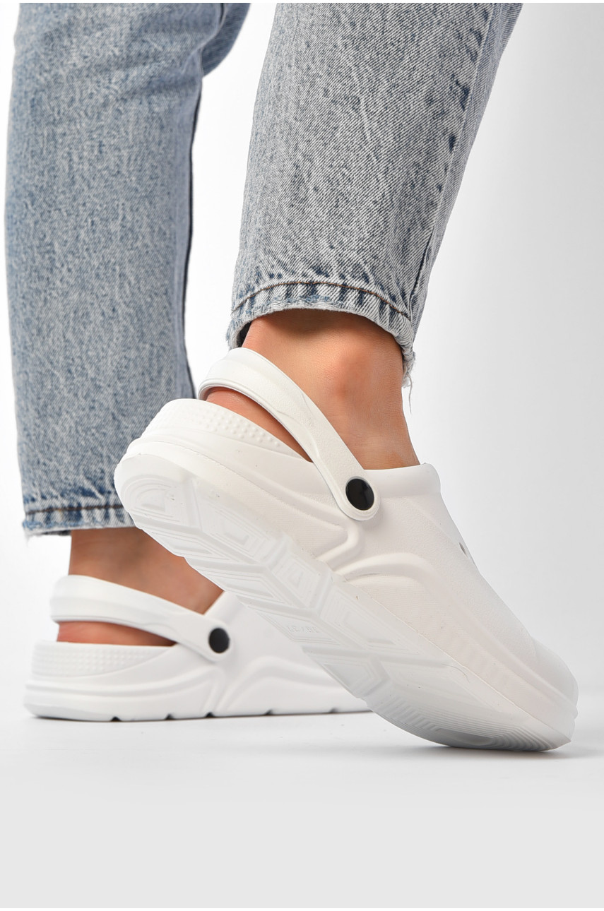 Сабо женские белого цвета 5068-2 203794