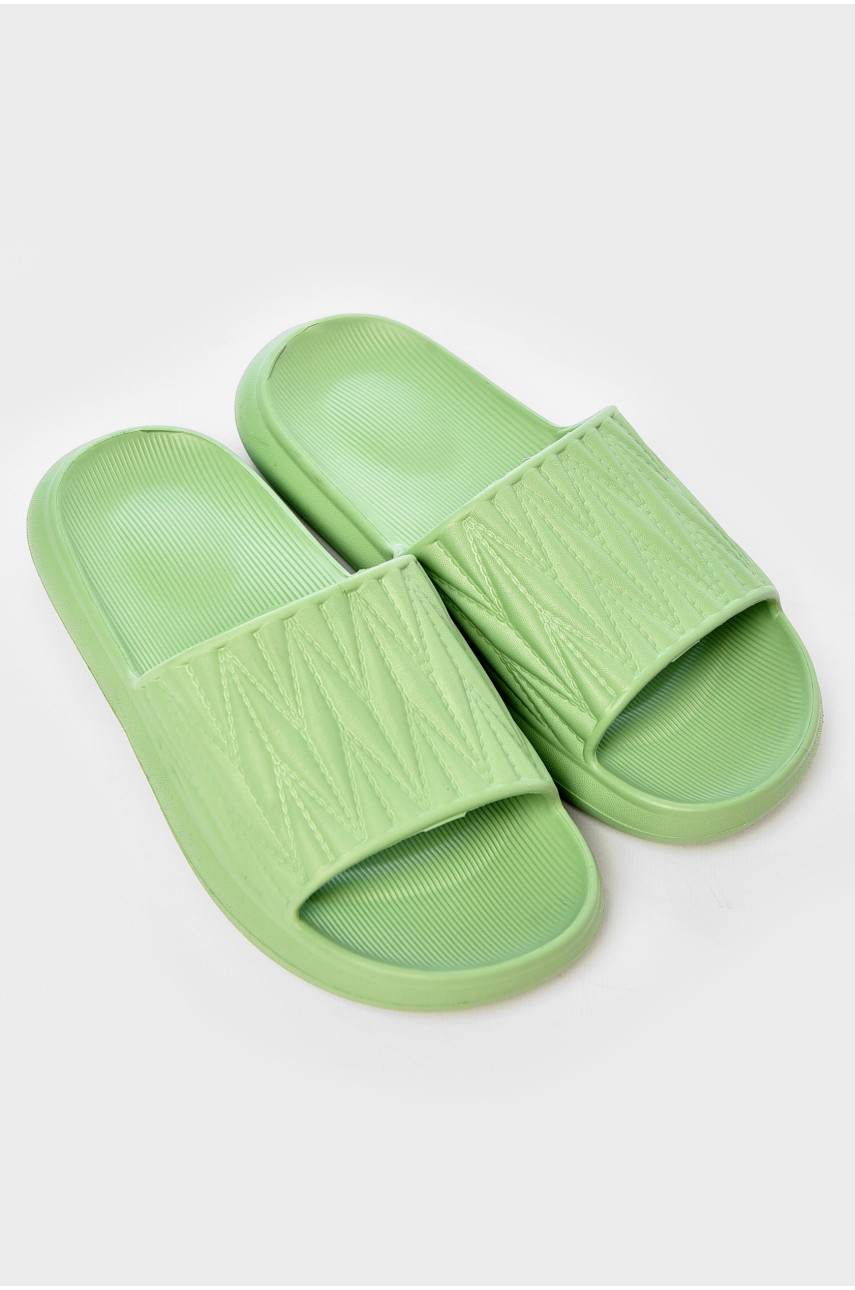 Шлепанцы пена женские оливкового цвета 111 203797 Шлепанцы пена женские оливкового цвета 111 203797