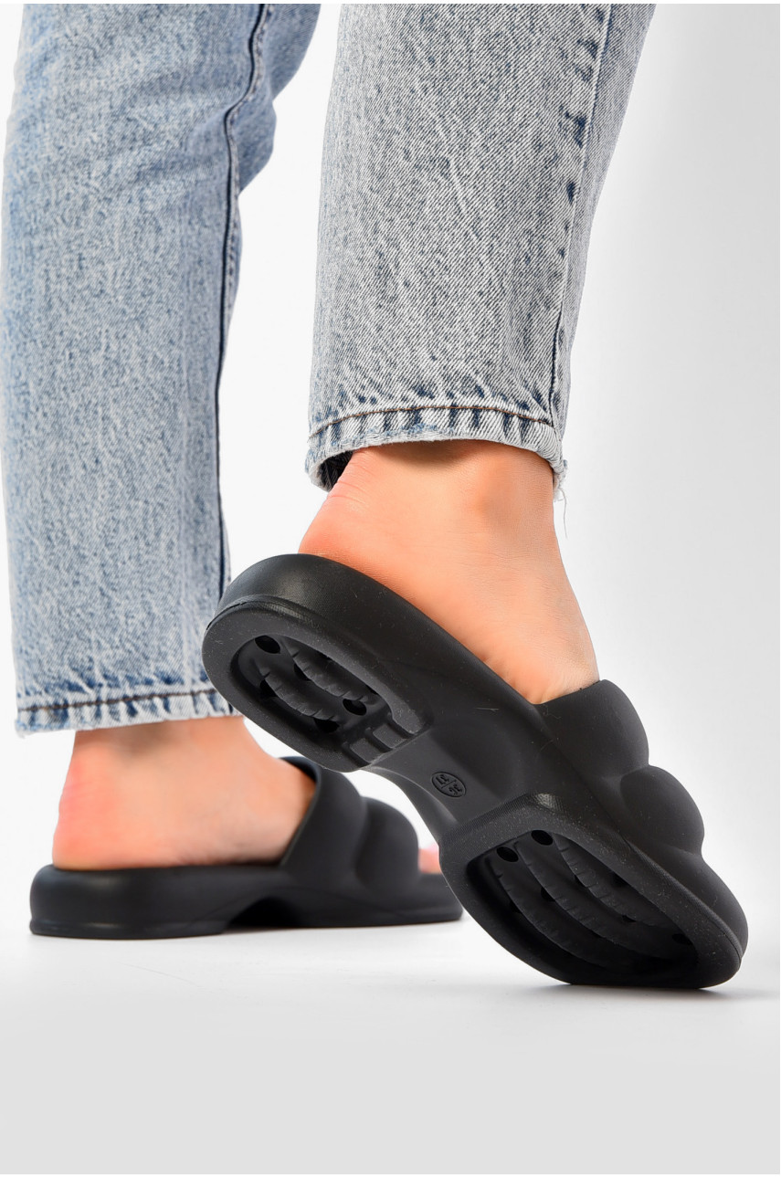 Шльопанці піна жіночі чорного кольору 5067-2 203810 Шльопанці піна жіночі чорного кольору 5067-2 203810
