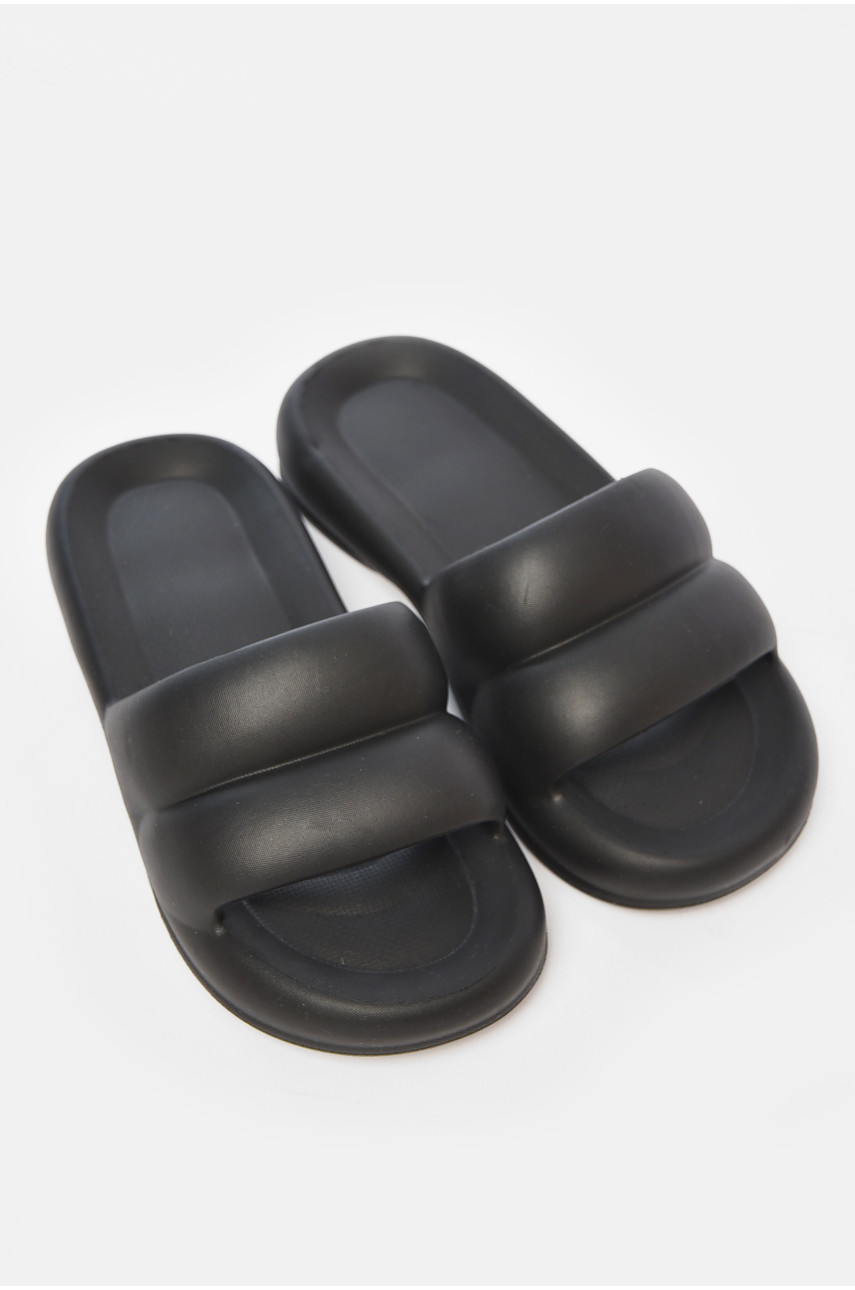 Шльопанці піна жіночі чорного кольору 5067-2 203810 Шльопанці піна жіночі чорного кольору 5067-2 203810