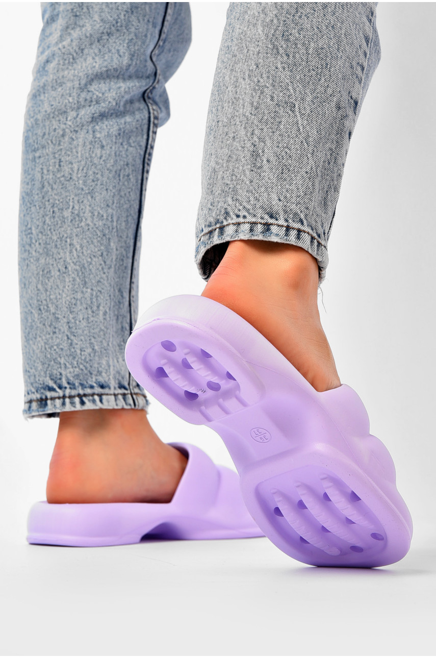Шлепанцы пена женские сиреневого цвета 5067-2 203812