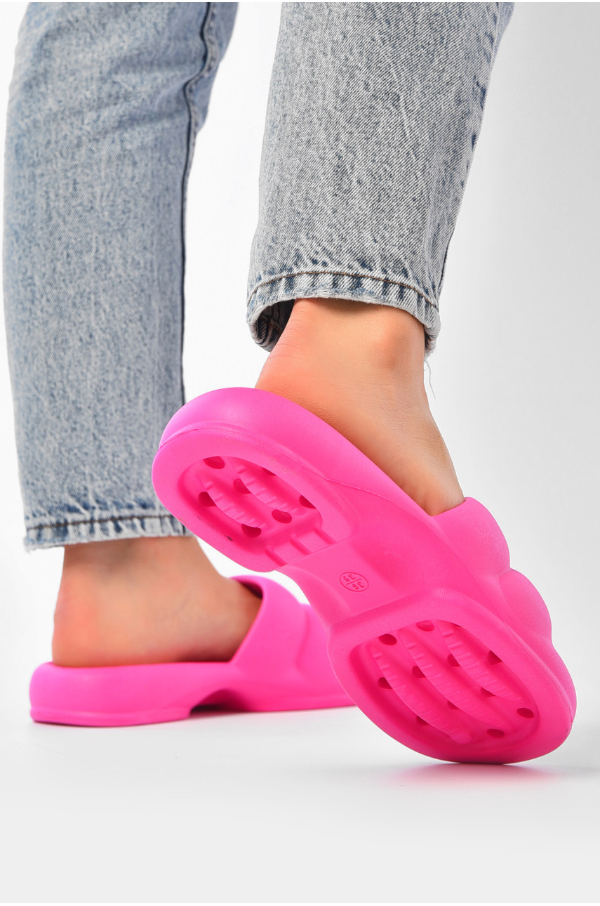 Шлепанцы пена женские малинового цвета 5067-2 203814 Шлепанцы пена женские малинового цвета 5067-2 203814