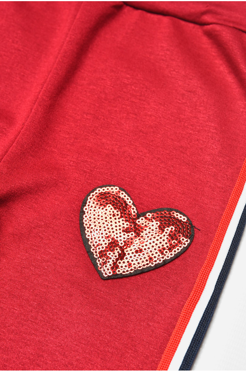 Лосини дитячі для дівчинки бордового кольору Д-680 203815 Лосини дитячі для дівчинки бордового кольору Д-680 203815