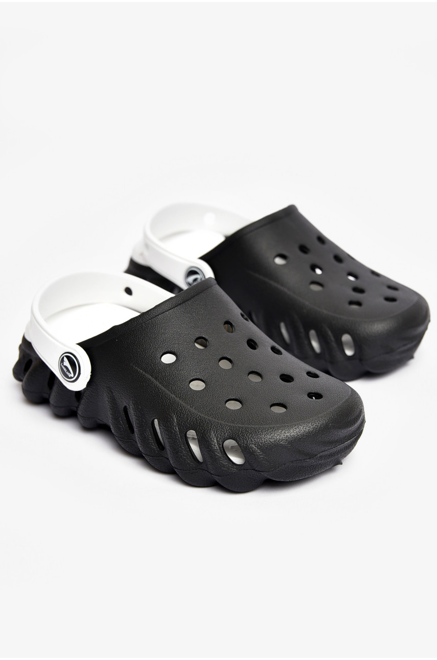 Крокси дитячі черного кольору 5061-3 203836