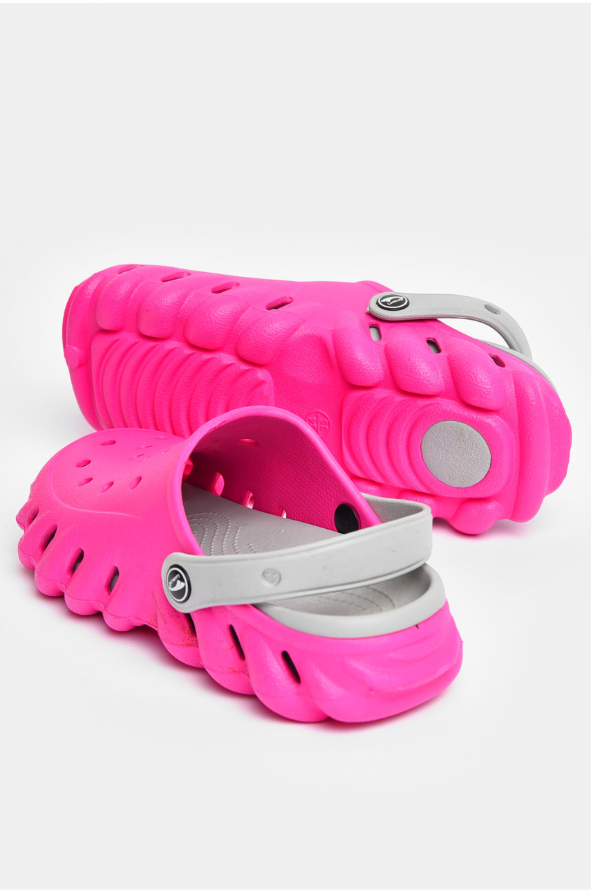 Кроксы детские малинового цвета 5061-3 203837