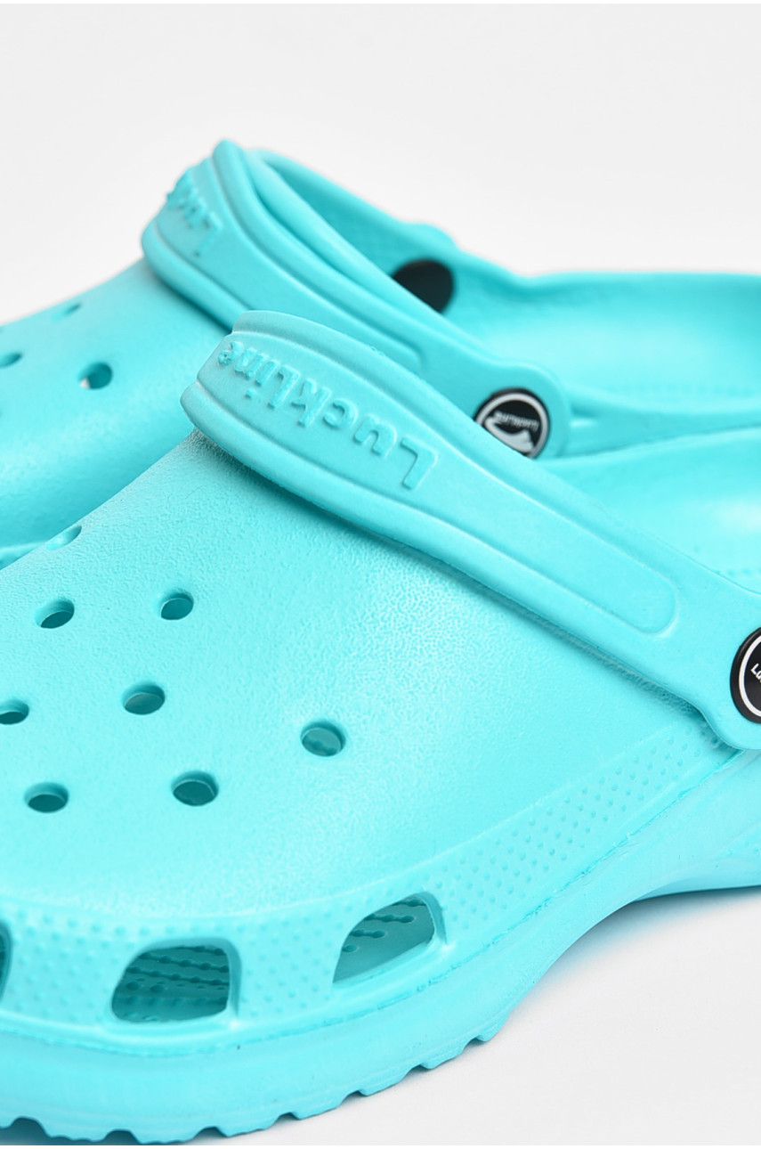 Кроксы детские бирюзового цвета 3001-3 203854