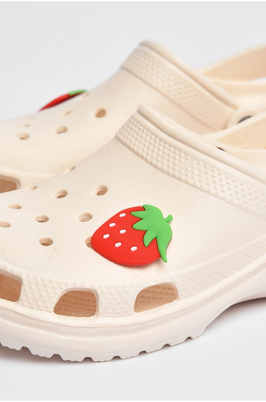 Кроксы детские молочного цвета 3001-3 203855