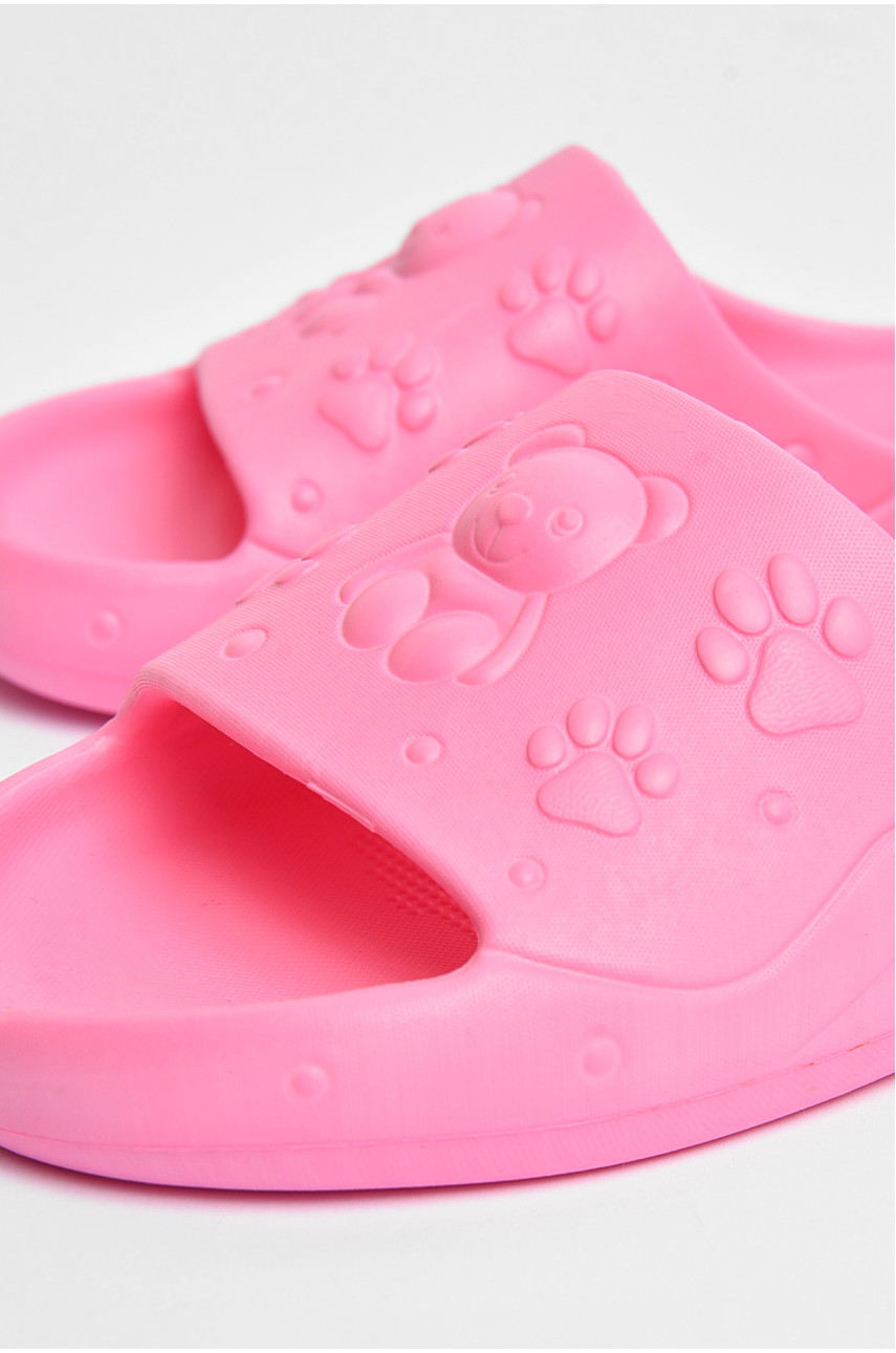 Шлепки детские для девочки пена розового цвета 5066-3 203856