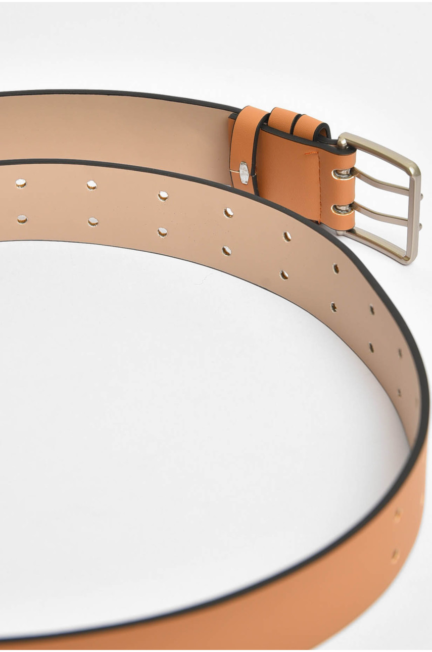 Ремінь жіночий бежевого кольору 105 см 203893