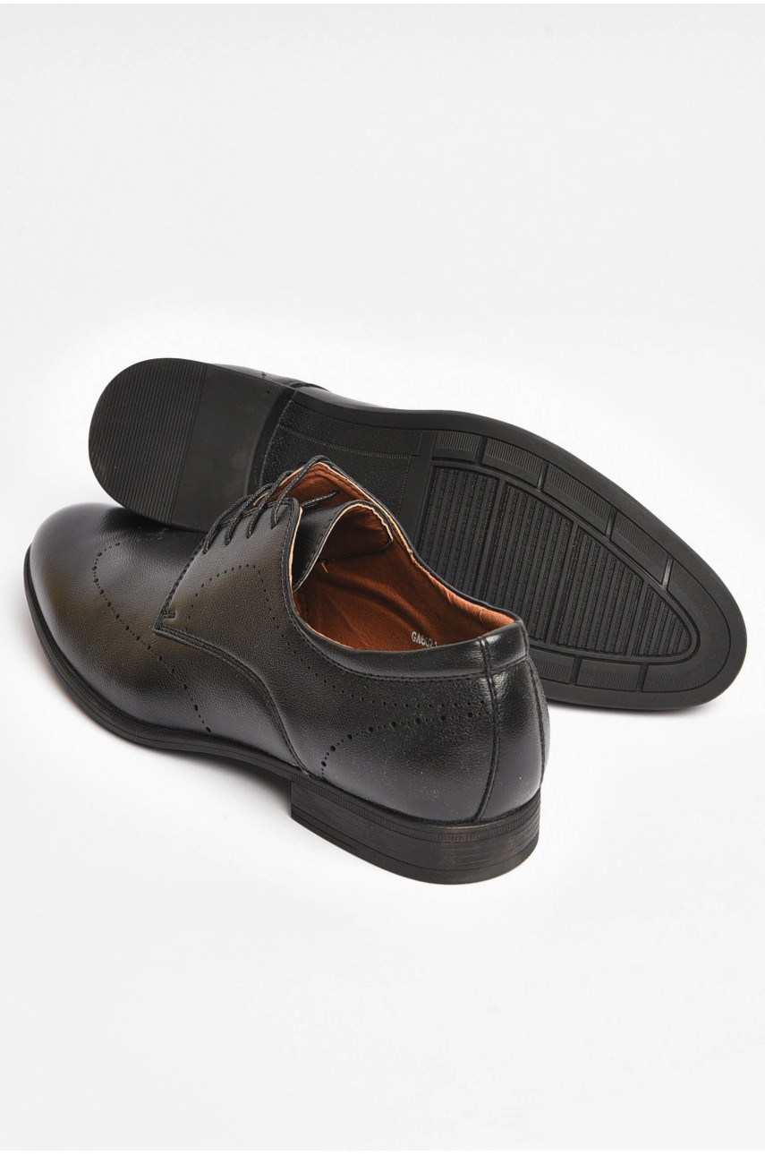 Туфлі чоловічі чорного кольору 6010-5 203901 Туфлі чоловічі чорного кольору 6010-5 203901