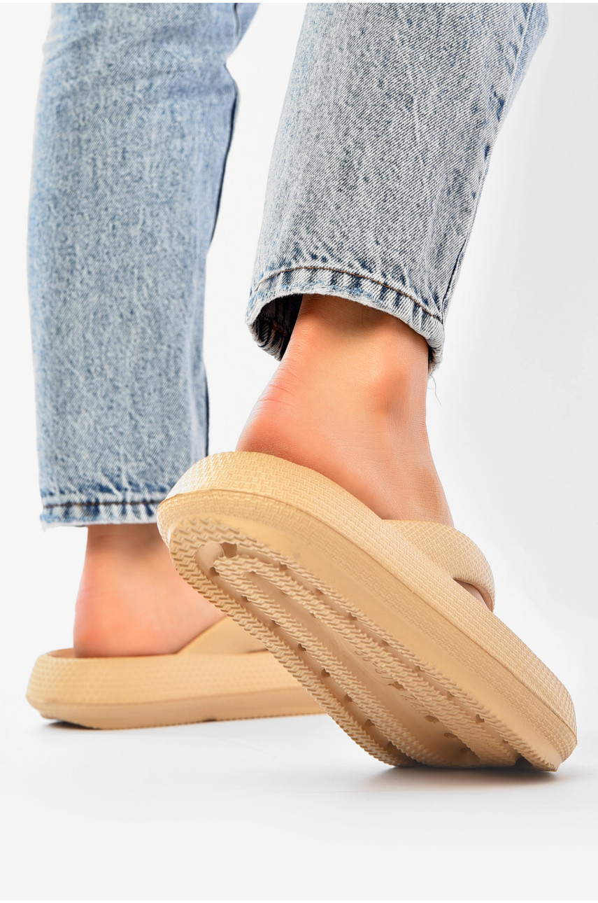 Вьетнамки женские пена бежевого цвета 1619-3 203931