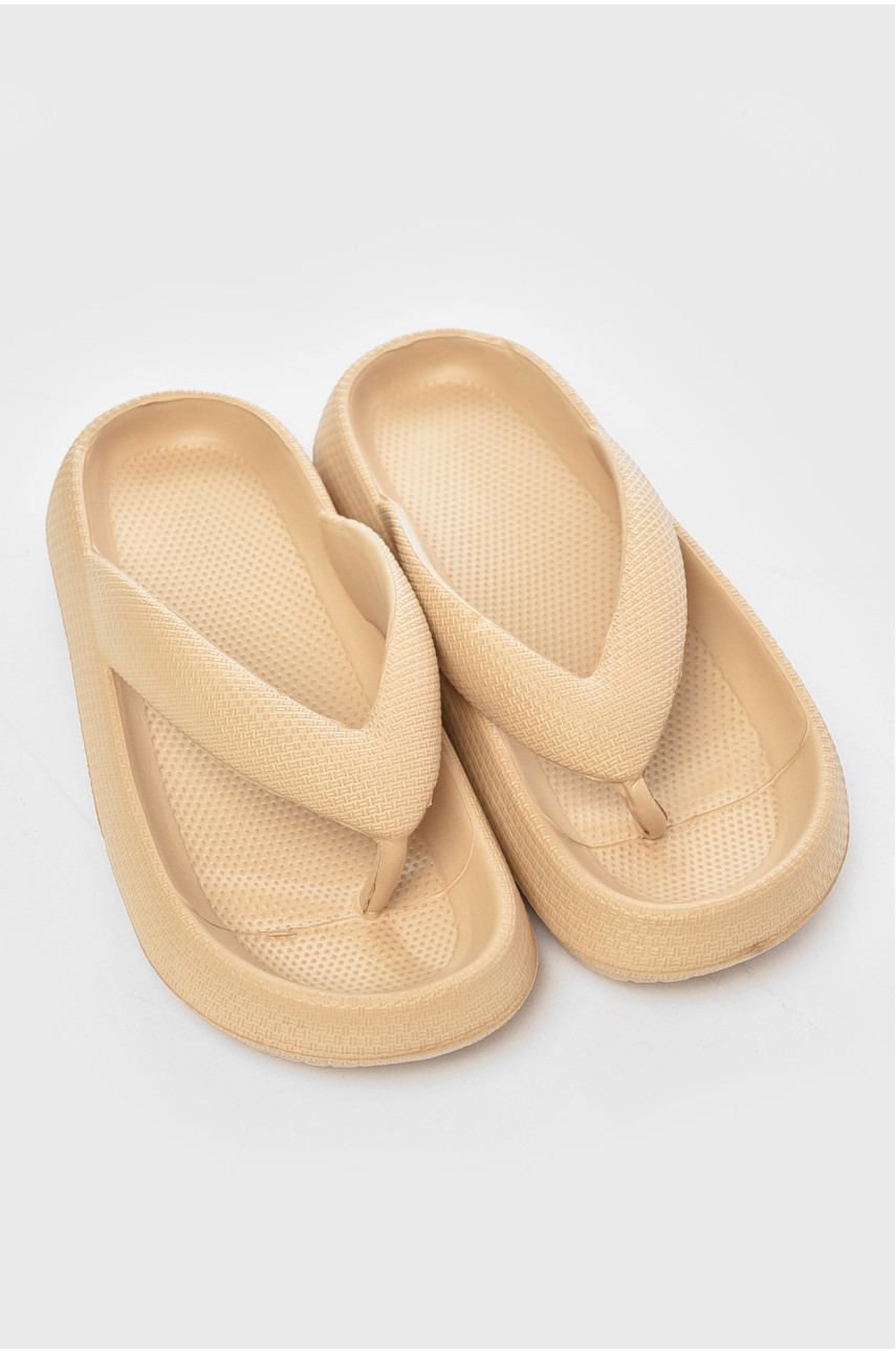 Вьетнамки женские пена бежевого цвета 1619-3 203931