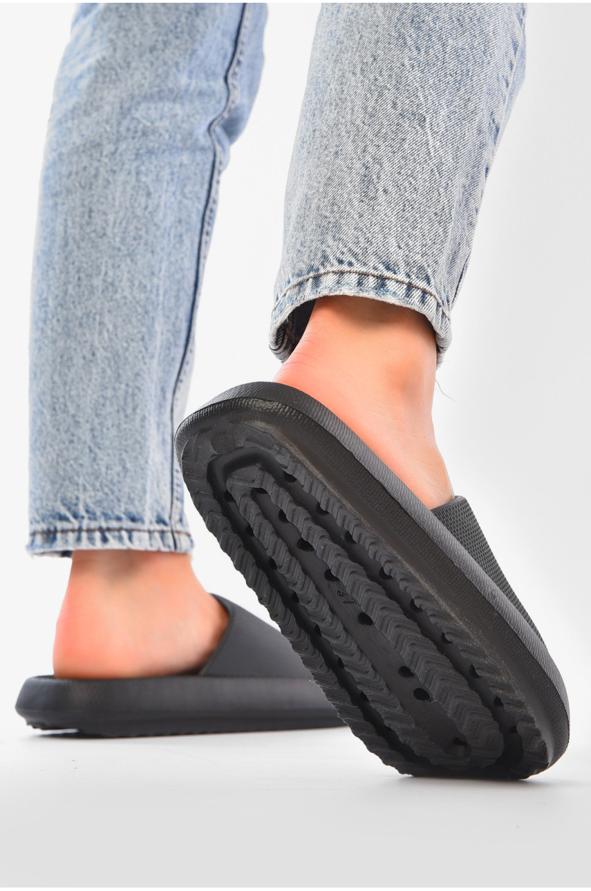 Шлепанцы пена женские черного цвета 668-1 203940