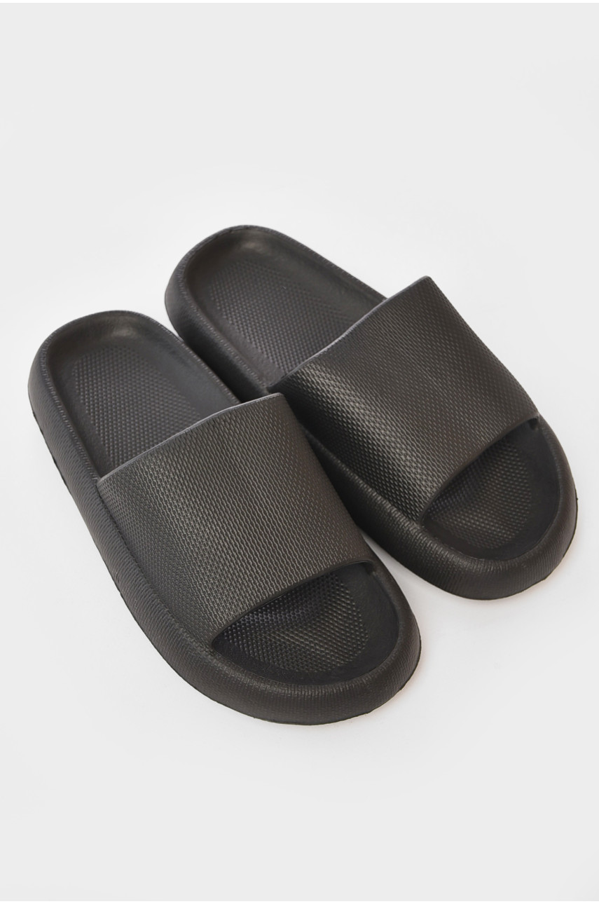 Шлепанцы пена женские черного цвета 668-1 203940