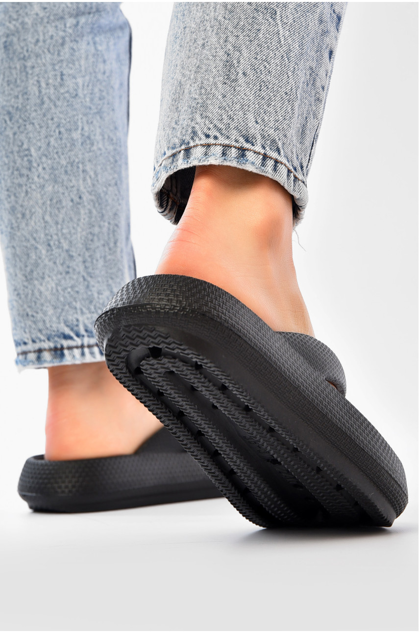 Вьетнамки женские пена черного цвета 1619-1 203944