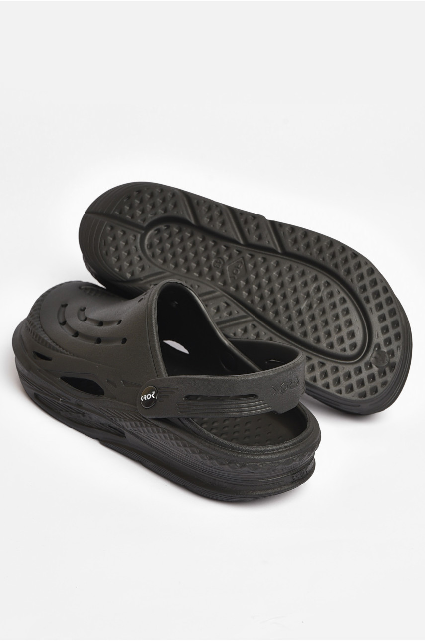 Кроксы мужские черного цвета ЄВА с-103 203945
