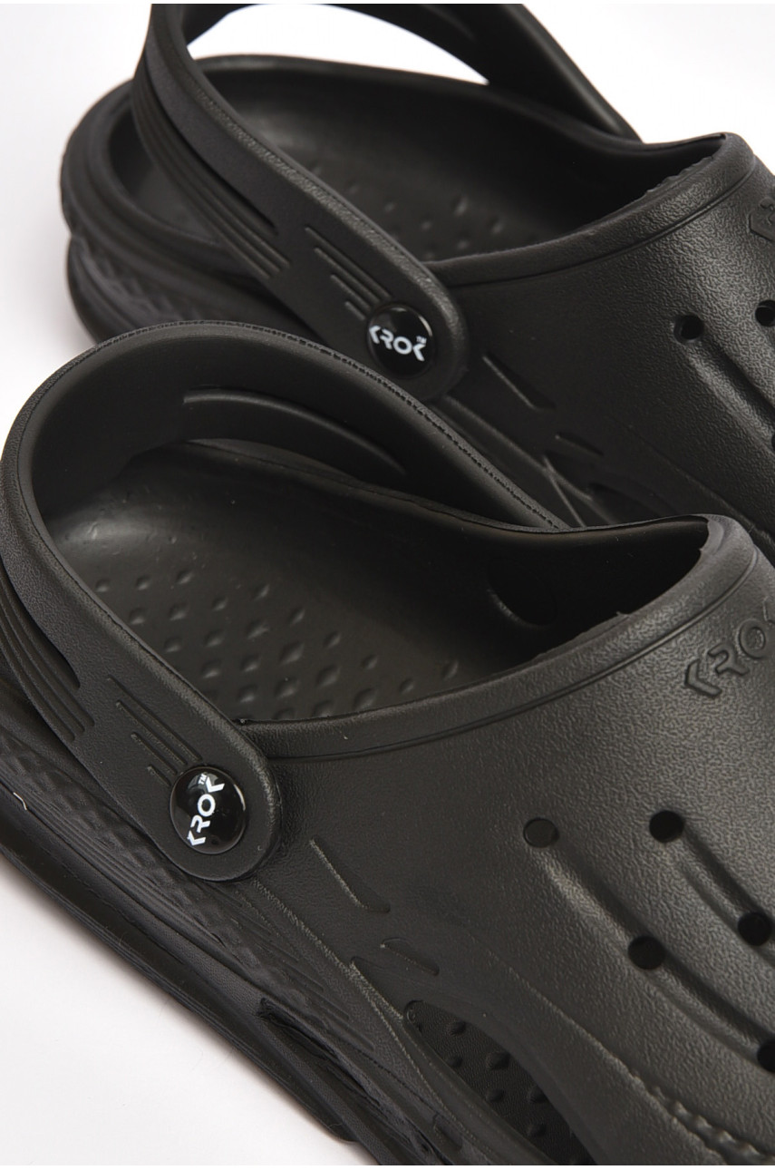 Кроксы мужские черного цвета ЄВА с-103 203945