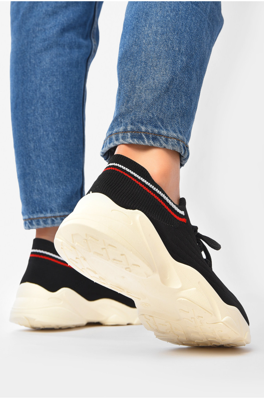 Кросівки жіночі чорного кольору текстиль 381 203955 Кросівки жіночі чорного кольору текстиль 381 203955