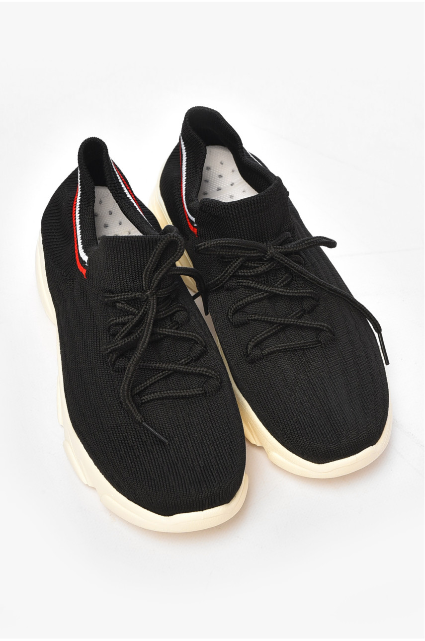 Кросівки жіночі чорного кольору текстиль 381 203955 Кросівки жіночі чорного кольору текстиль 381 203955