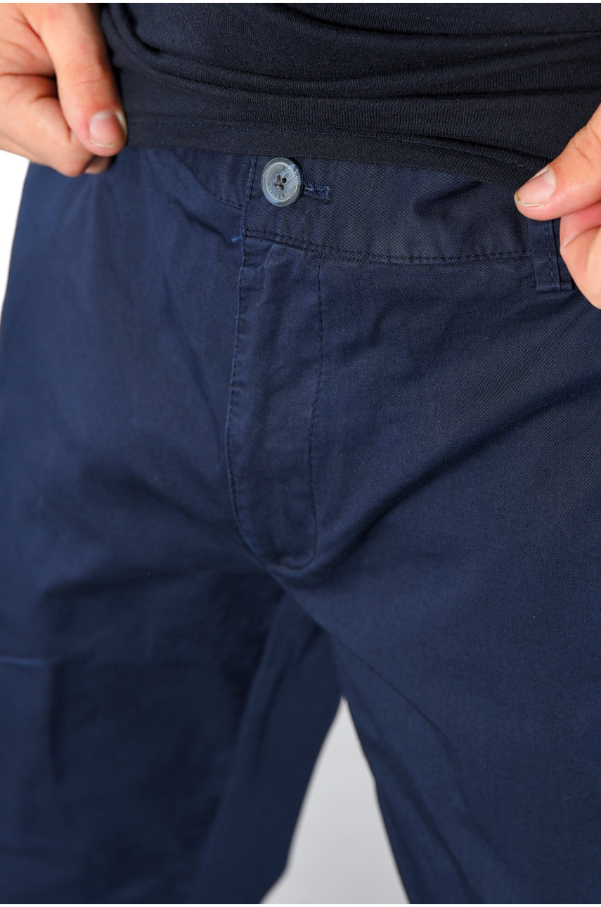 Штани чоловічі темно-синього кольору 42363 203987