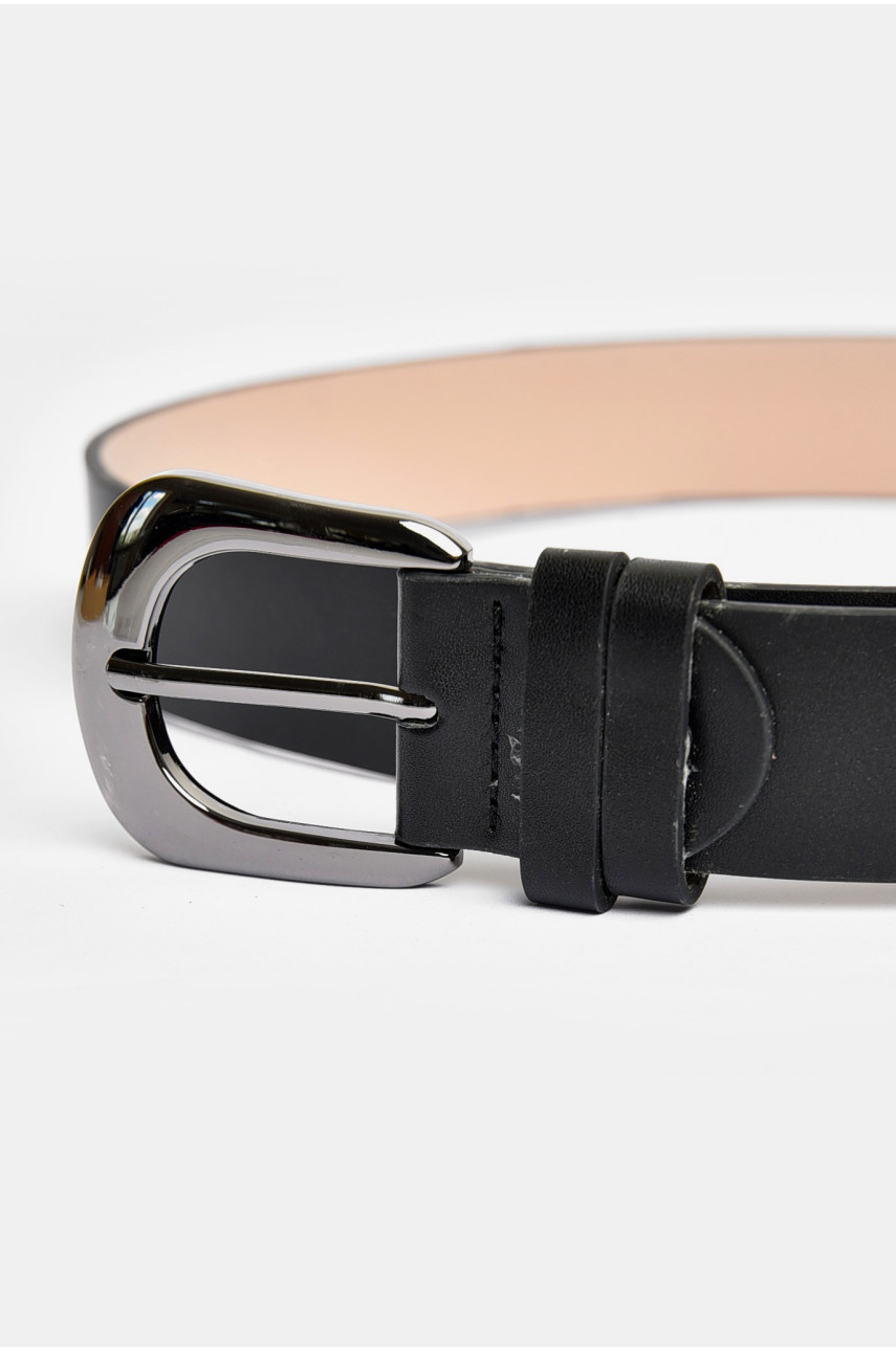 Ремінь жіночий чорного кольору розмір 109*3,3 см 203996