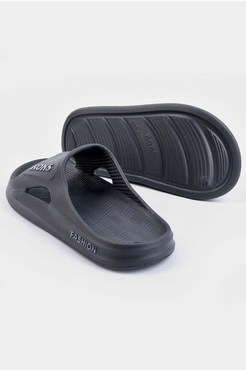 Шлепанцы мужские пена серого цвета 511 204008