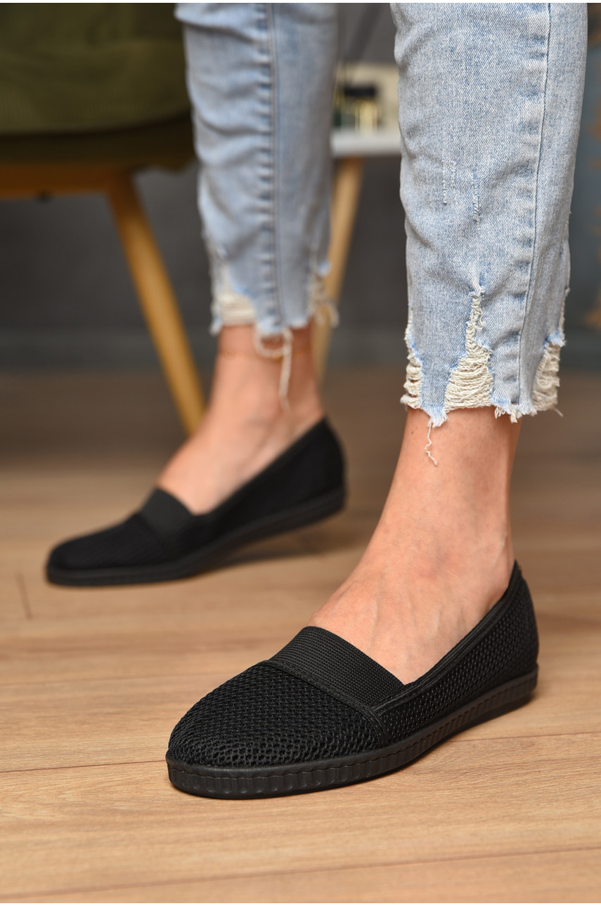 Мокасини жіночі чорного кольору 1200 204030 Мокасини жіночі чорного кольору 1200 204030