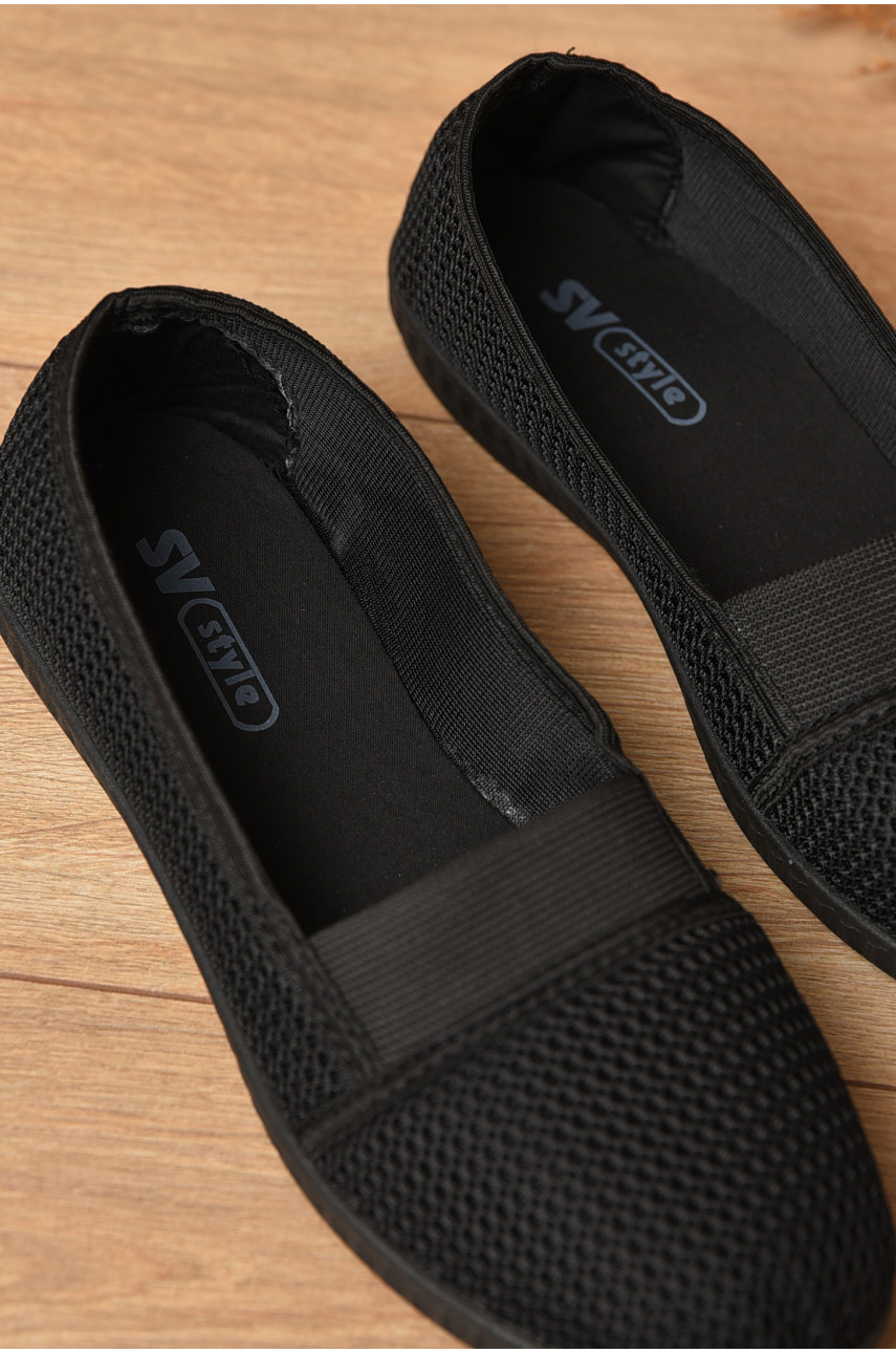 Мокасини жіночі чорного кольору 1200 204030 Мокасини жіночі чорного кольору 1200 204030