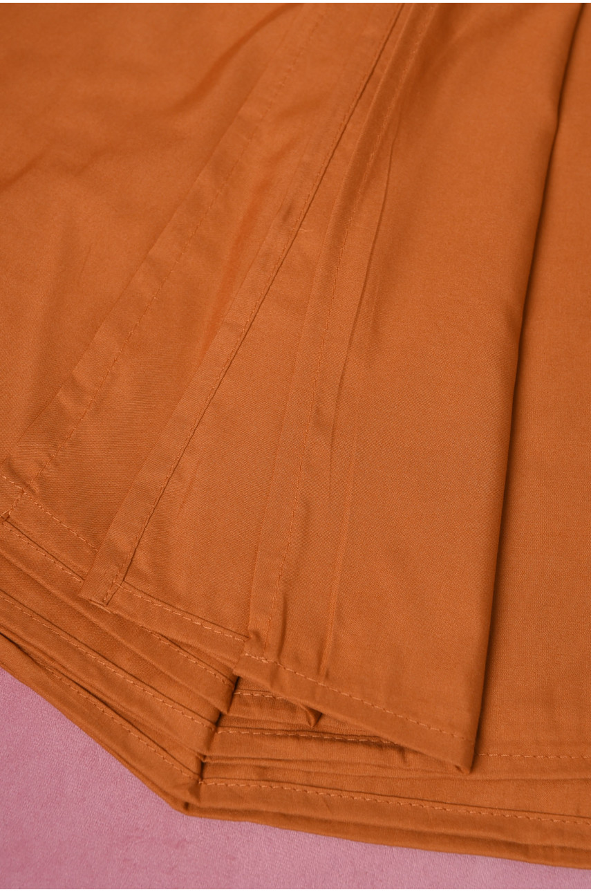 Комплект постільної білизни бежево-гірчичного кольору півторка 21-06-JС 204088 Комплект постільної білизни бежево-гірчичного кольору півторка 21-06-JС 204088