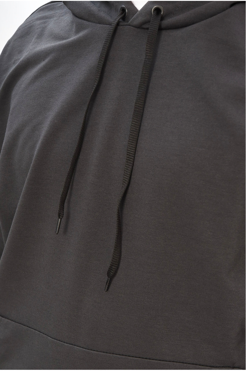 Спортивный костюм мужской тёмно-серого цвета 204115 Спортивный костюм мужской тёмно-серого цвета 204115