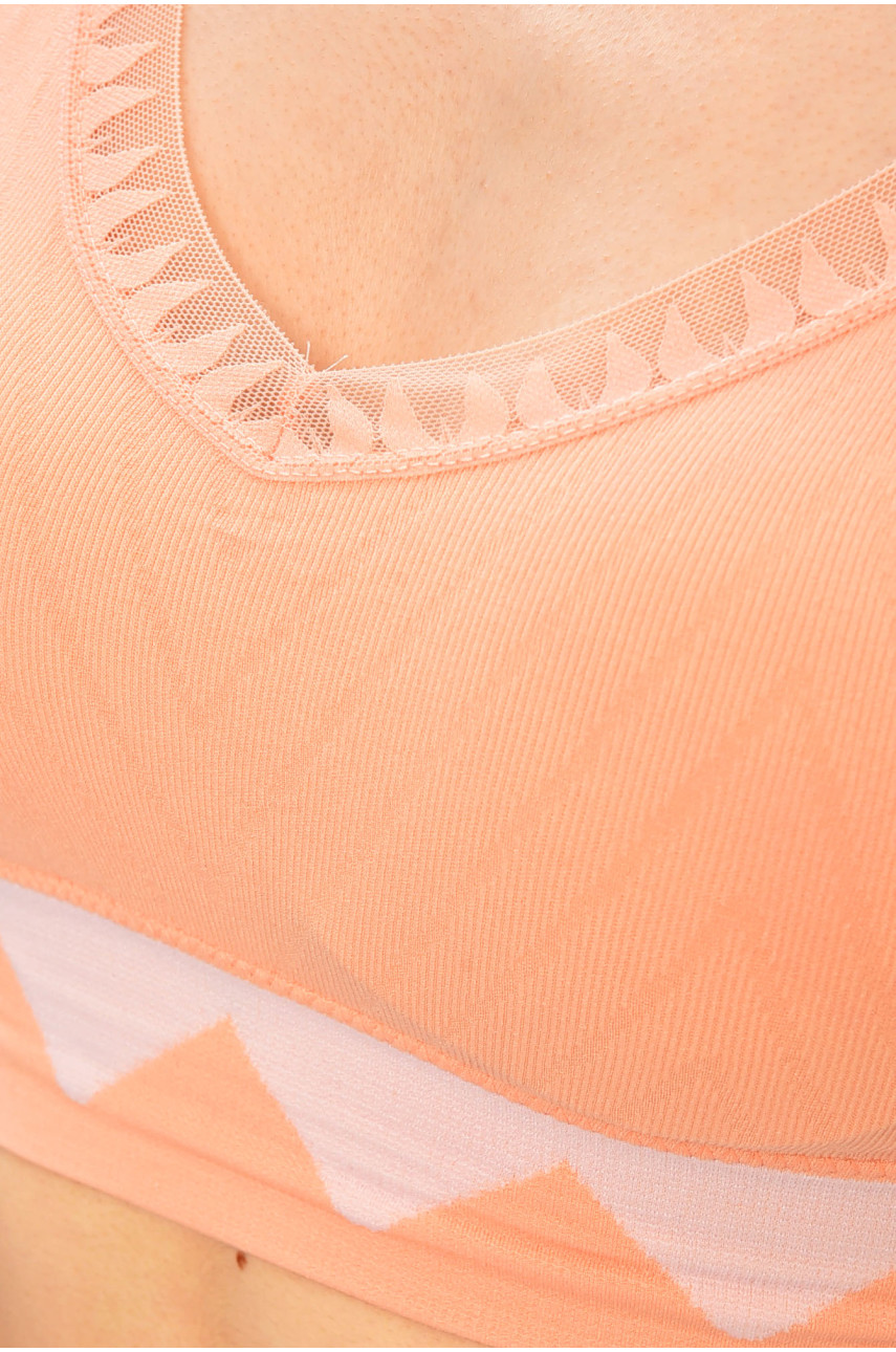 Комплект женский персикового цвета чашка В 9021 204135