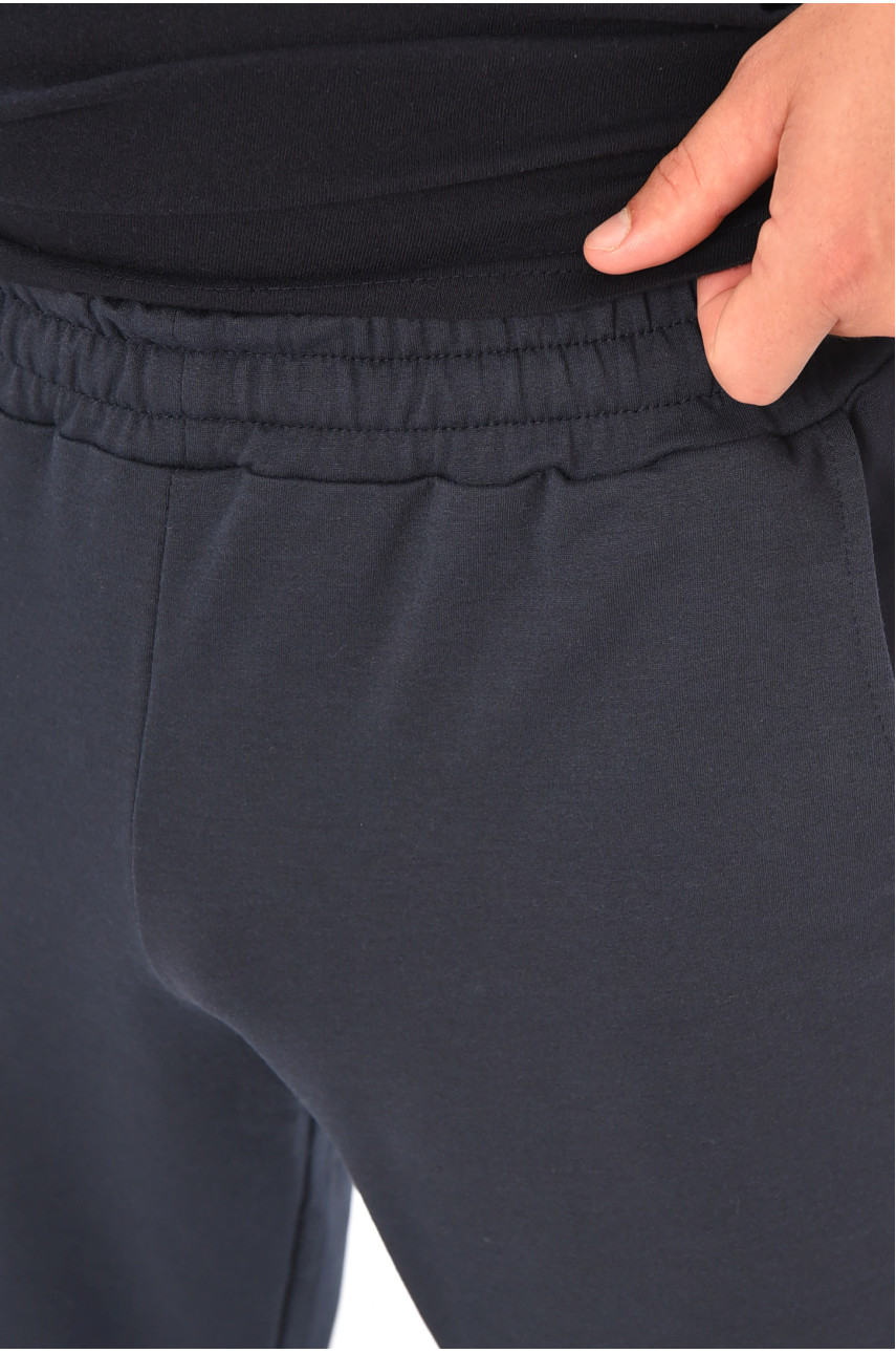 Спортивные штаны мужские тёмно-синего цвета 204151 Спортивные штаны мужские тёмно-синего цвета 204151