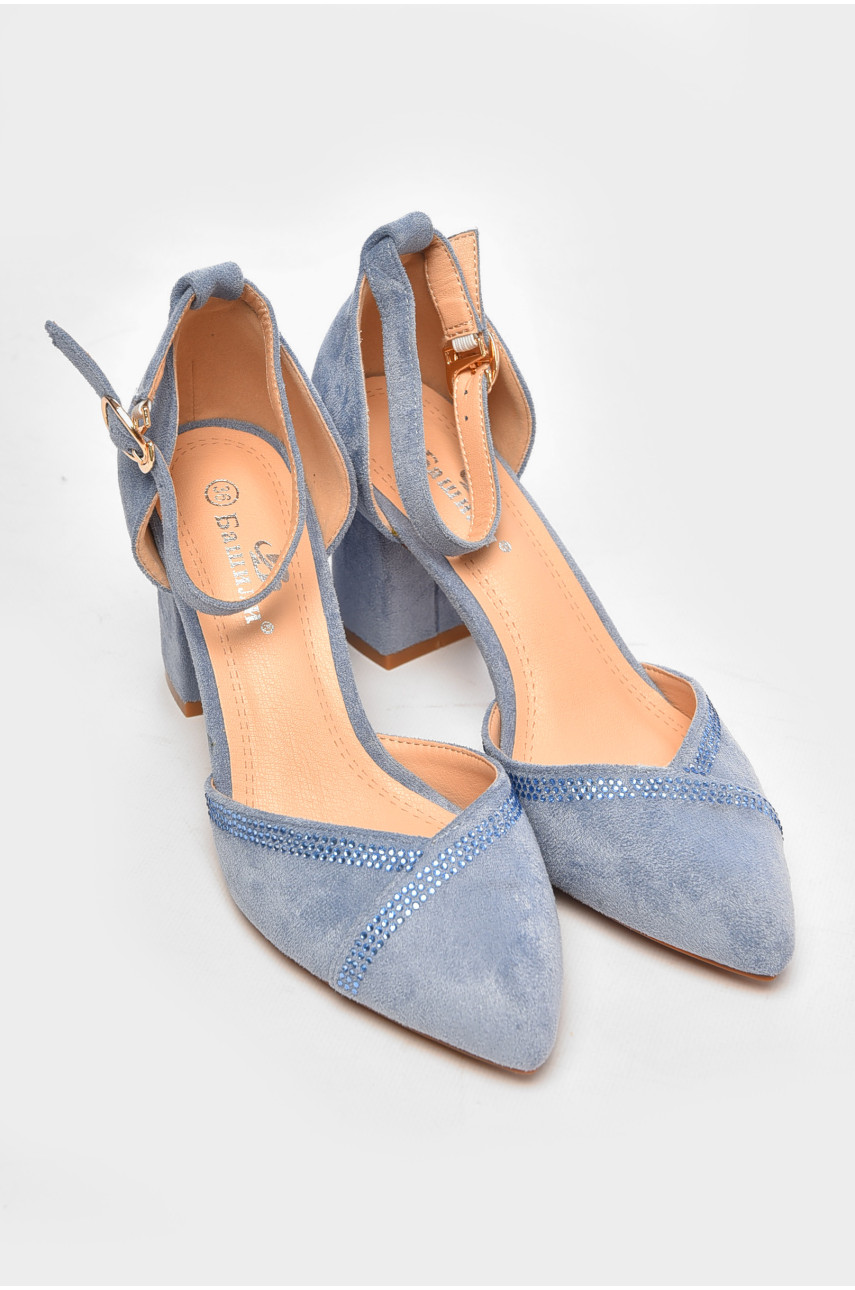 Босоножки женские голубого цвета АВ 2008-5 204169 Босоножки женские голубого цвета АВ 2008-5 204169