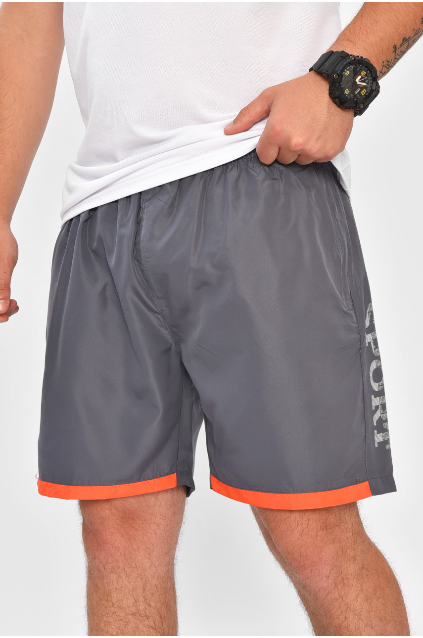 Шорти чоловічі темно-сірого кольору 2070 204231