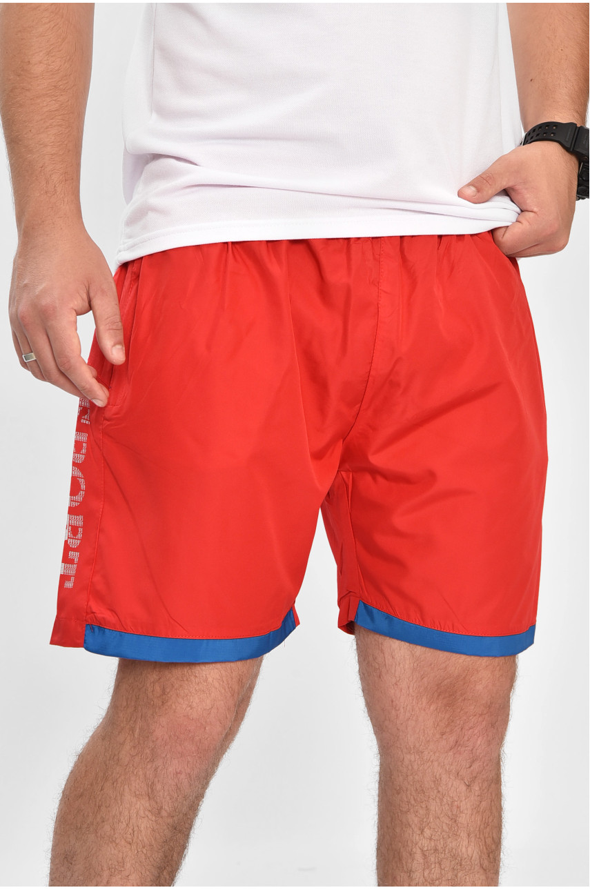 Шорти чоловічі червоного кольору 2070 204234