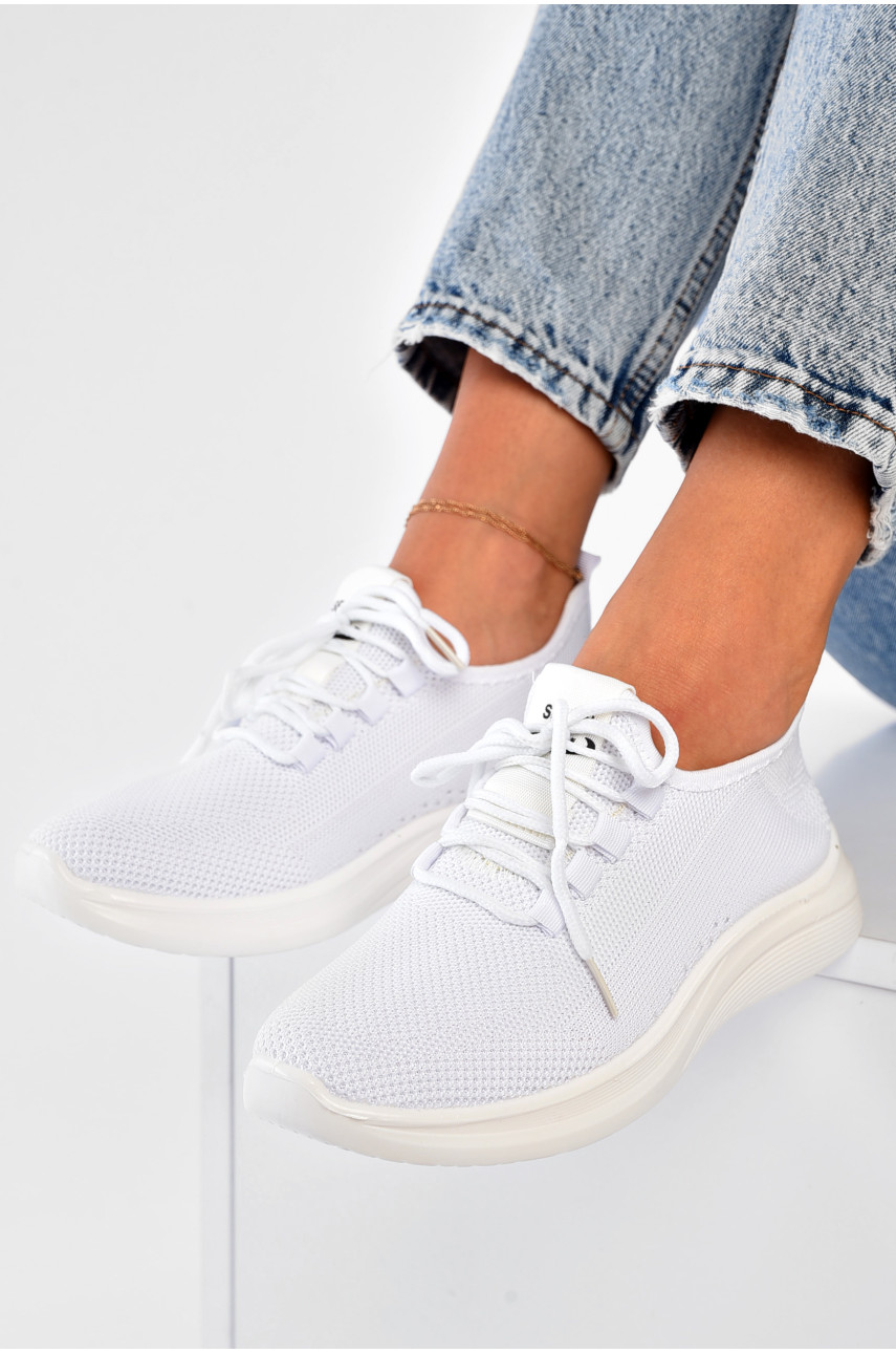 Кроссовки женские белого цвета текстиль 777-в1138 204236 Кроссовки женские белого цвета текстиль 777-в1138 204236