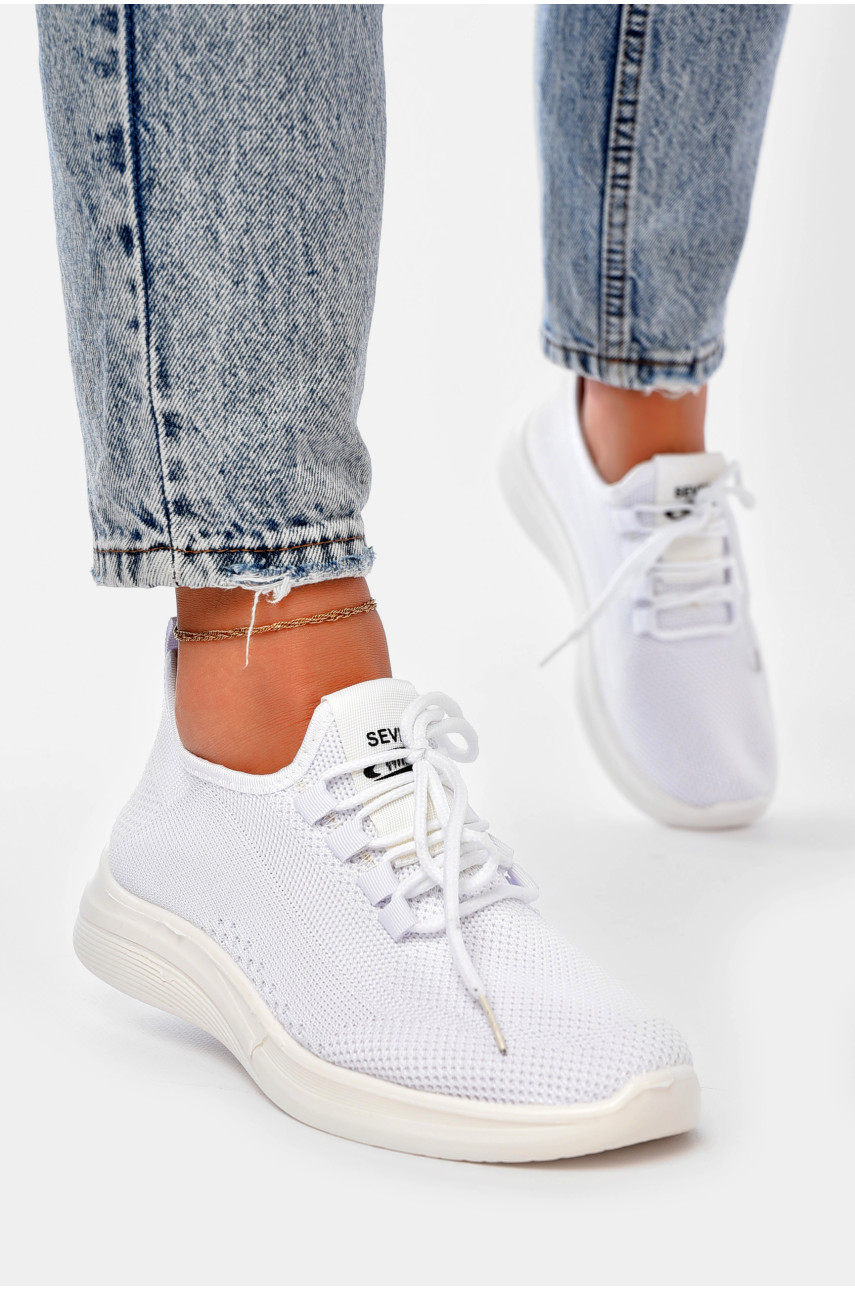 Кроссовки женские белого цвета текстиль 777-в1138 204236 Кроссовки женские белого цвета текстиль 777-в1138 204236