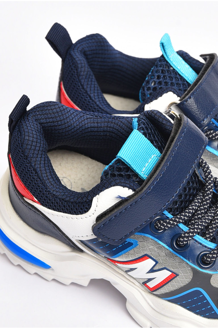 Кроссовки детские теино-синего цвета Н6102-1 204242 Кроссовки детские теино-синего цвета Н6102-1 204242