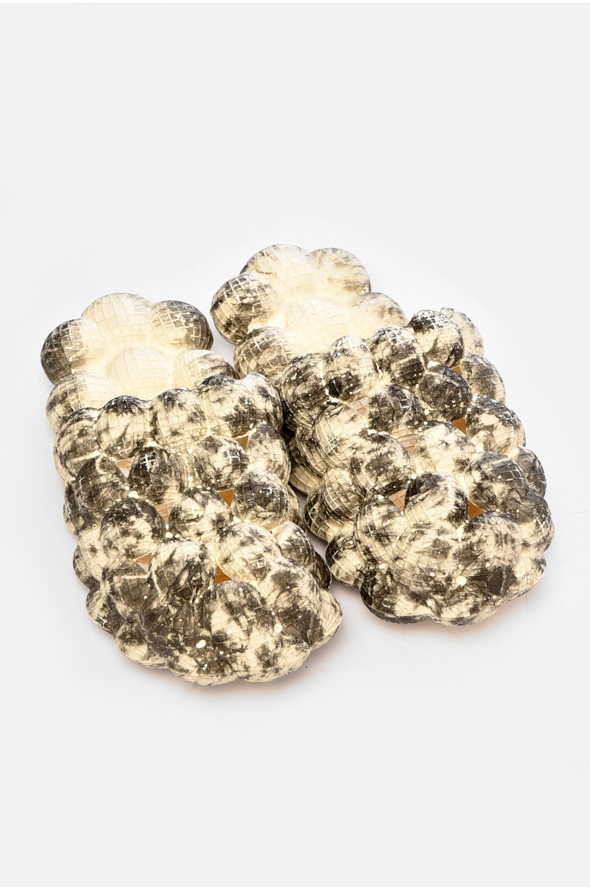 Шлепанцы пена женские черного цвета А6-4 204253