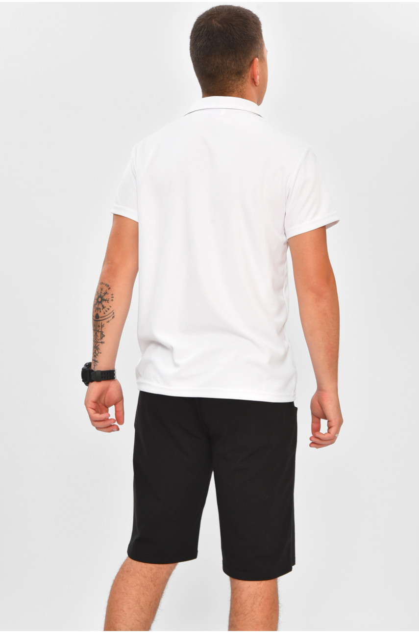 Костюм мужской черно-белого цвета 204273