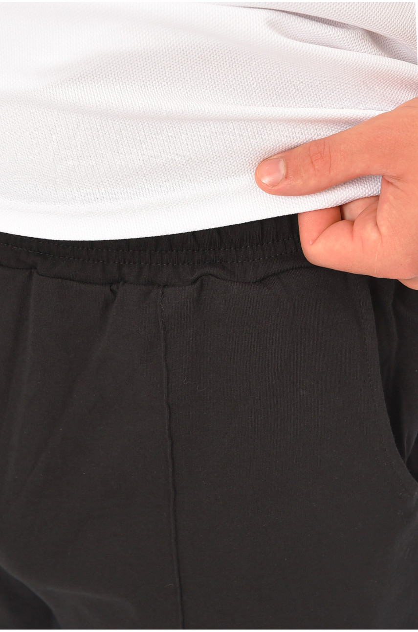 Костюм мужской черно-белого цвета 204273