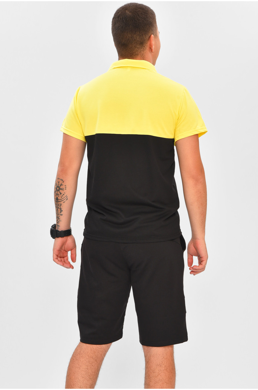 Костюм мужской черно-желтого цвета 204275 Костюм мужской черно-желтого цвета 204275