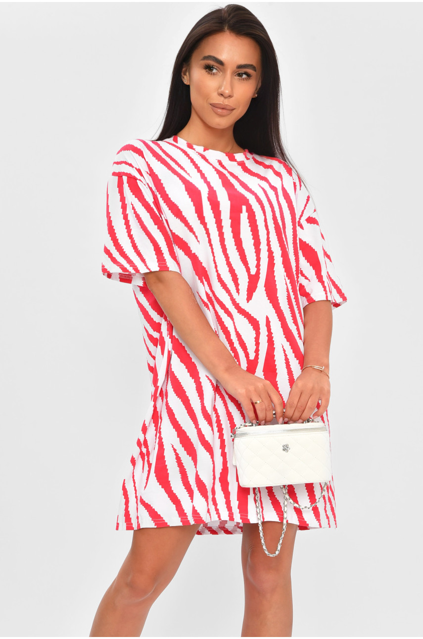 Сукня жіноча білого кольору з принтом 999 204282 Сукня жіноча білого кольору з принтом 999 204282