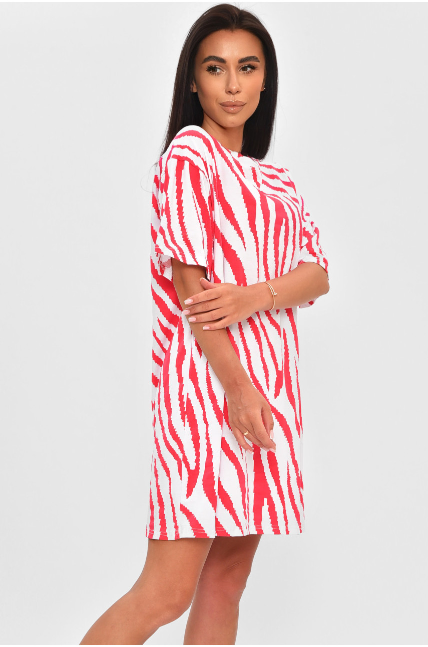 Сукня жіноча білого кольору з принтом 999 204282 Сукня жіноча білого кольору з принтом 999 204282