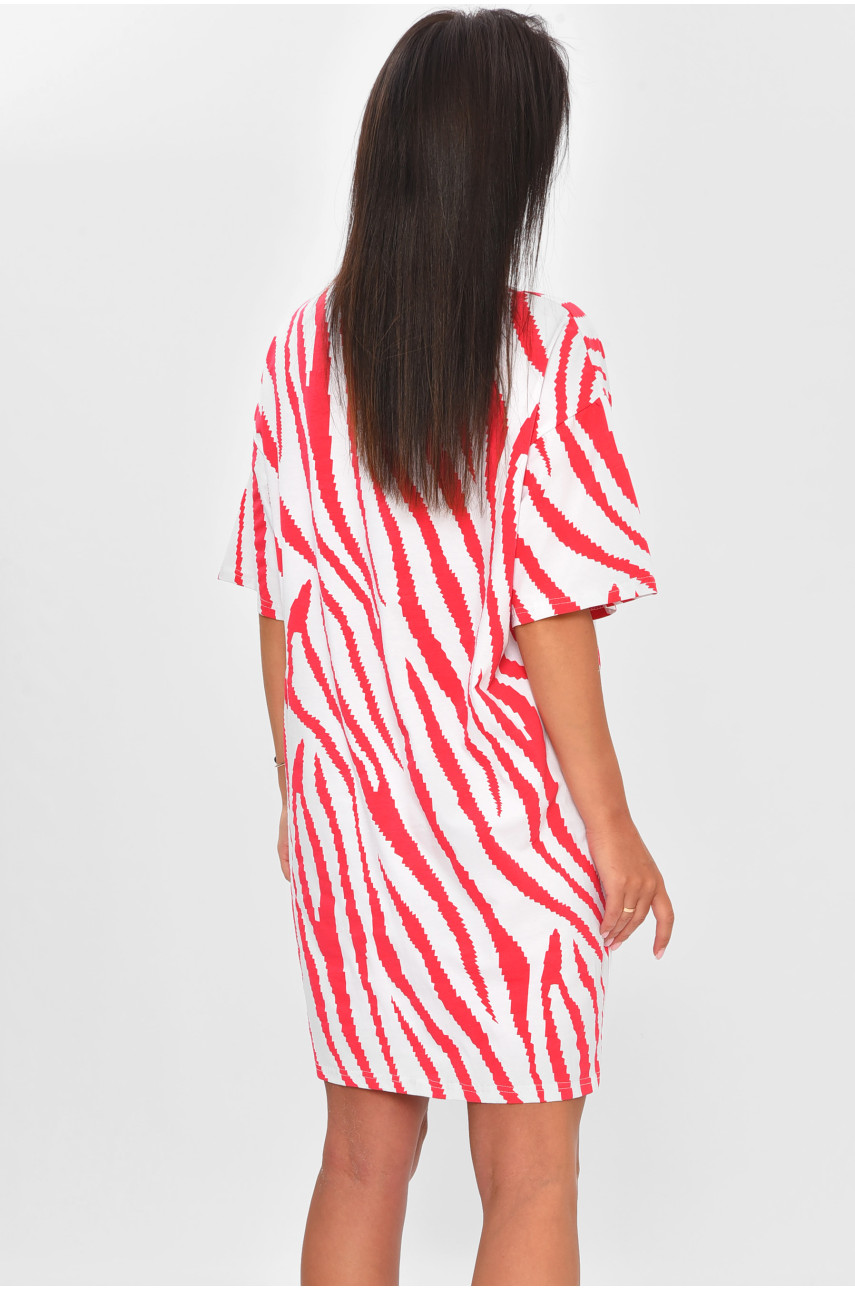 Сукня жіноча білого кольору з принтом 999 204282 Сукня жіноча білого кольору з принтом 999 204282